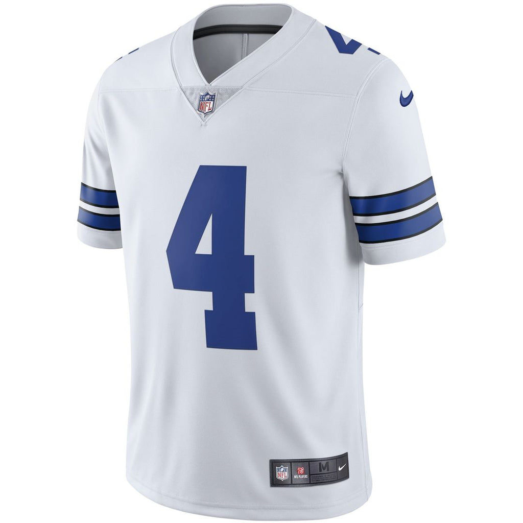 Dallas Cowboys Dak Prescott Nike White Vapor Limited Player Jersey