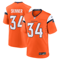 Denver Broncos JL Skinner Nike Orange Team Game Jersey