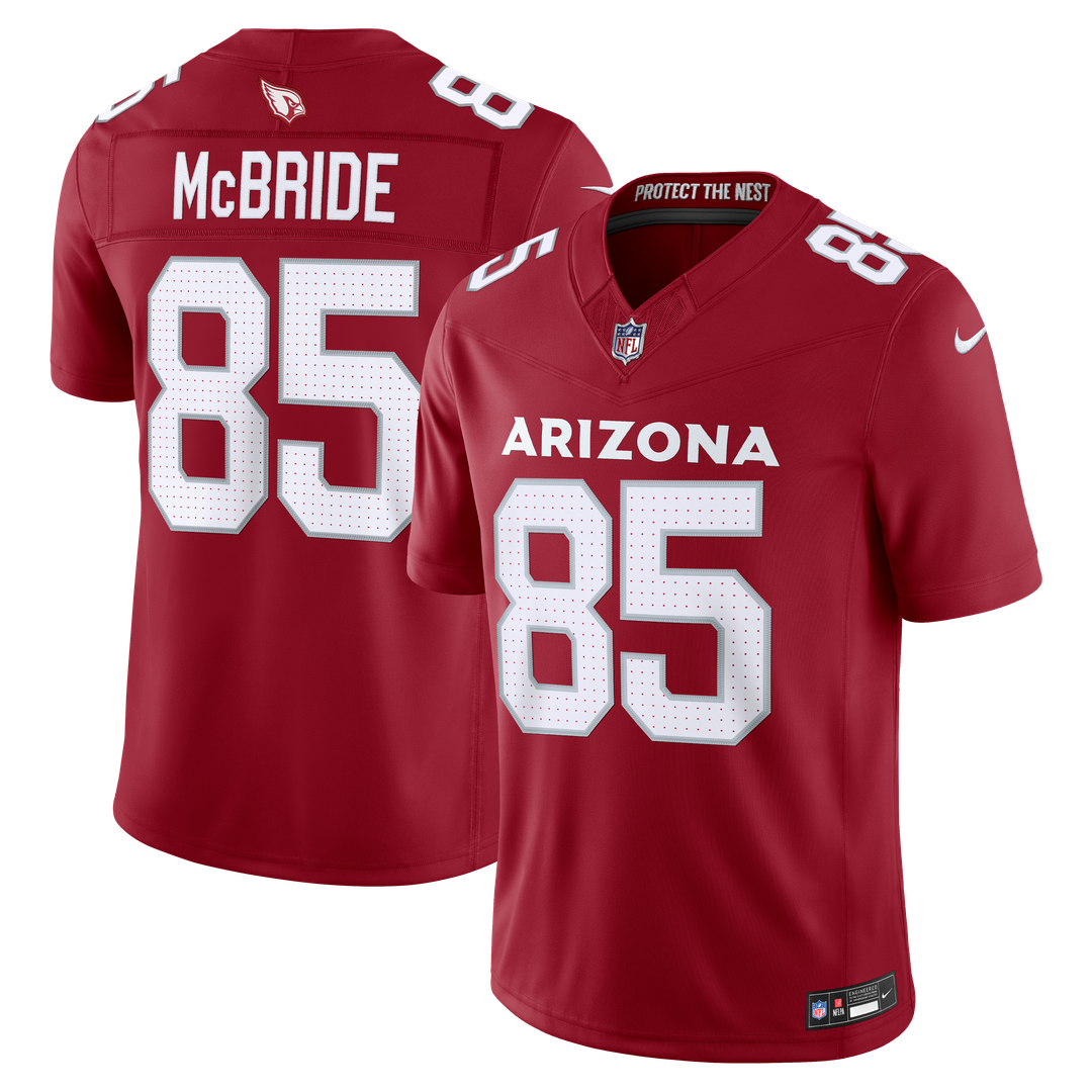Arizona Cardinals Trey McBride Nike White Vapor F.U.S.E. Stitched Limited Jersey