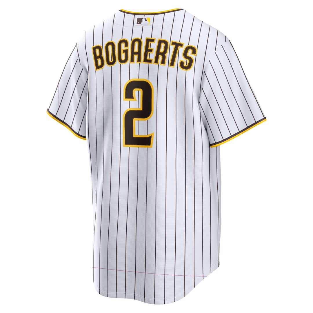 San Diego Padres Xander Bogaerts Nike White Home Replica Jersey