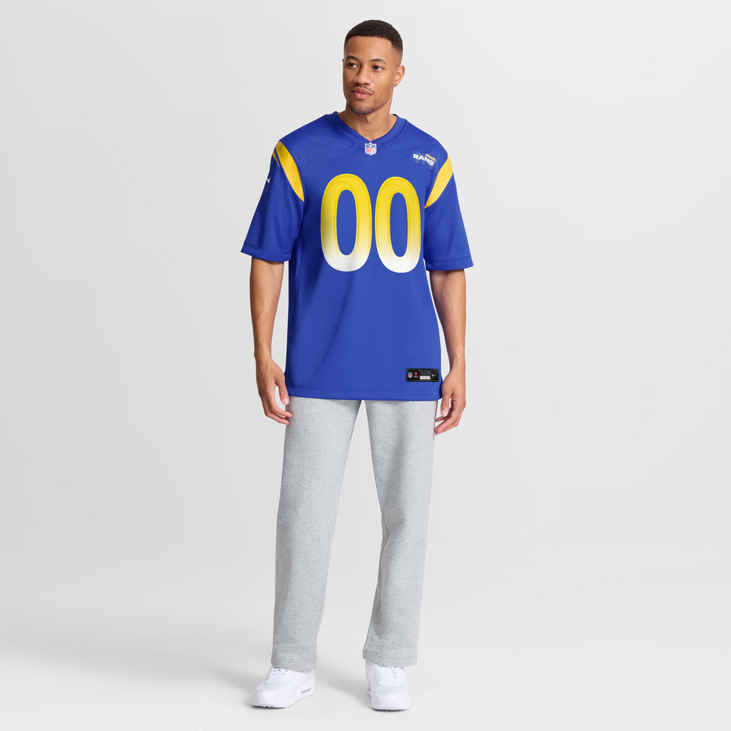 Los Angeles Rams Nike Royal Custom Game Jersey