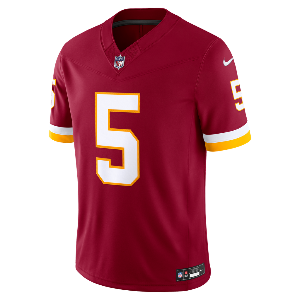 Washington Commanders Jayden Daniels Nike Burgundy Team Vapor F.U.S.E. Stitched Limited Jersey