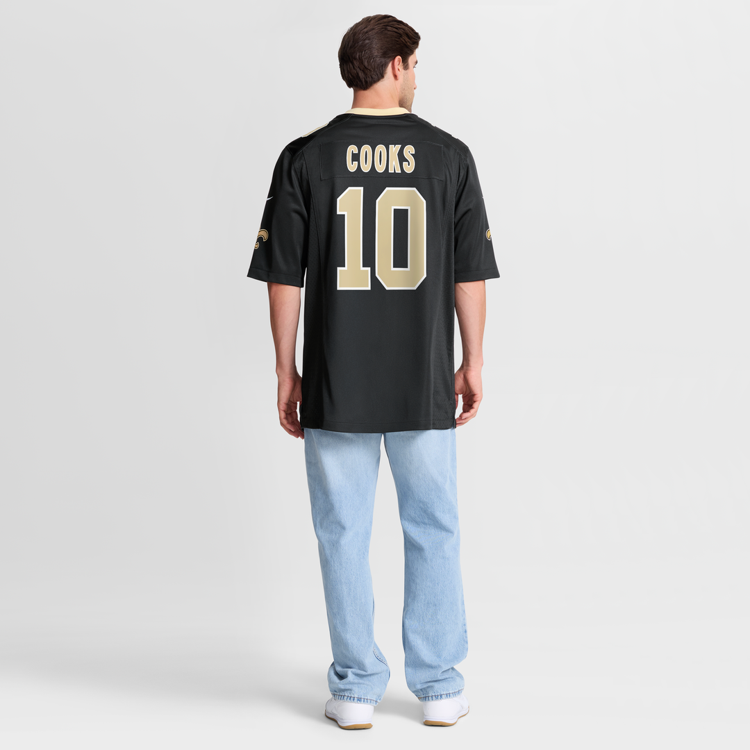 New Orleans Saints Brandin Cooks Nike Black Team Game Jersey