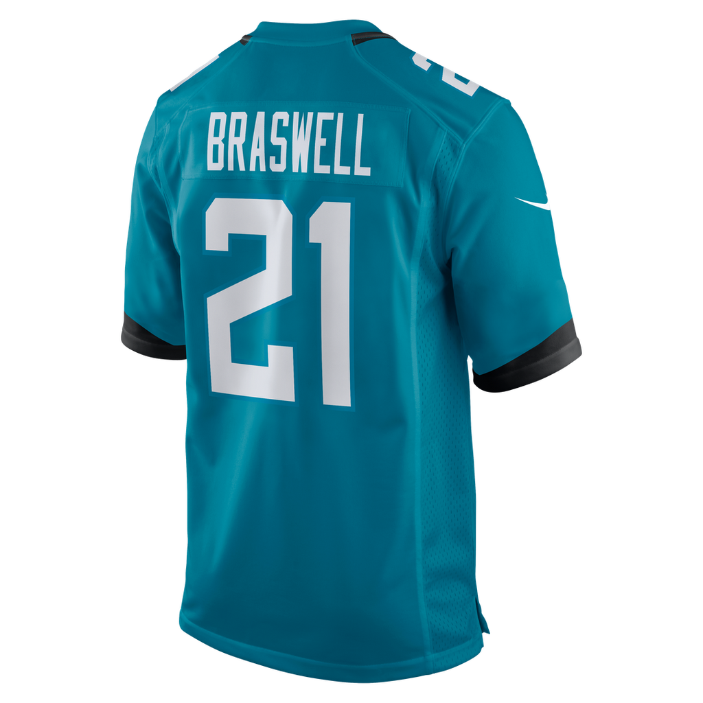Jacksonville Jaguars Christian Braswell Nike Teal Team Game Jersey