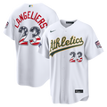 2026 All-Star Edition Stars & Stripes Athletics Shea Langeliers Nike White Stadium Jersey