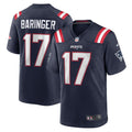 New England Patriots Bryce Baringer Nike Navy Team Game Jersey