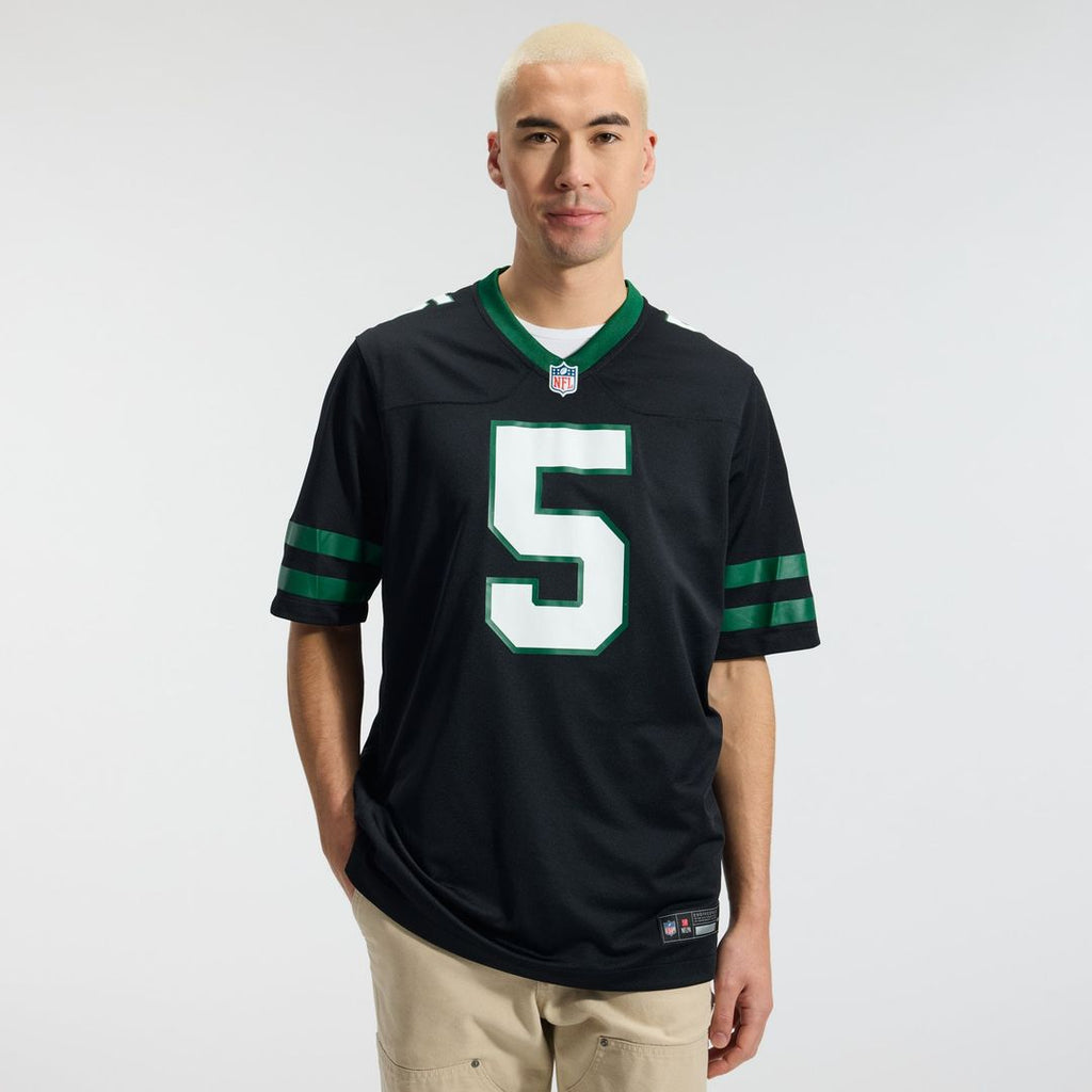New York Jets Garrett Wilson Nike Legacy White Game Jersey