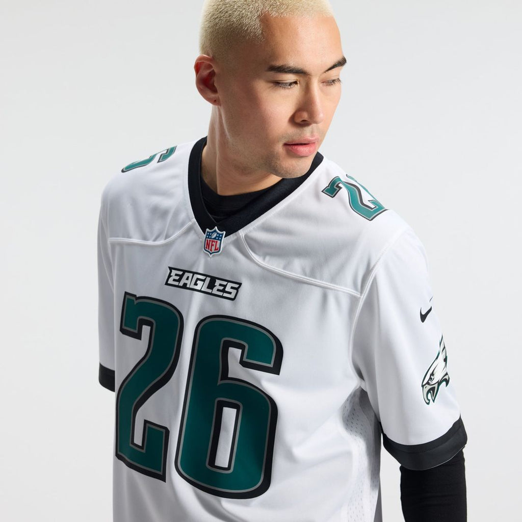 Philadelphia Eagles Saquon Barkley Nike Midnight Green Team Game Jersey