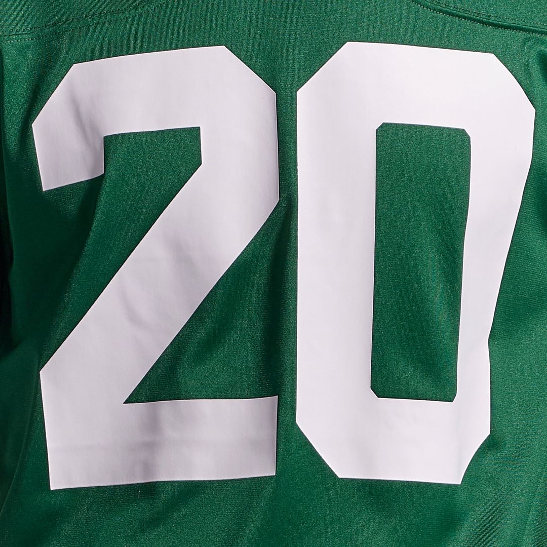 New York Jets Breece Hall Nike Legacy Black Alternate Game Jersey