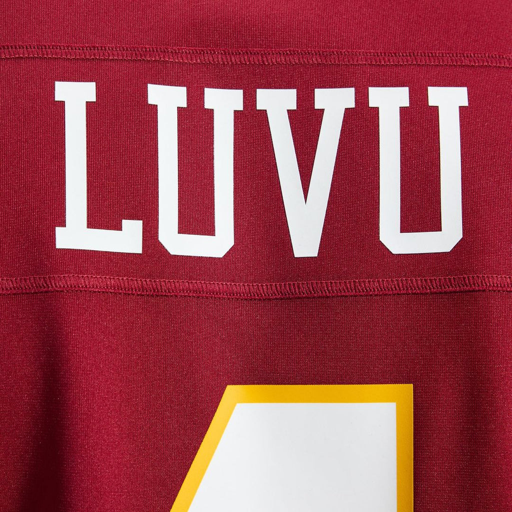 Washington Commanders Frankie Luvu Nike White Game Super Bowl Era Jersey