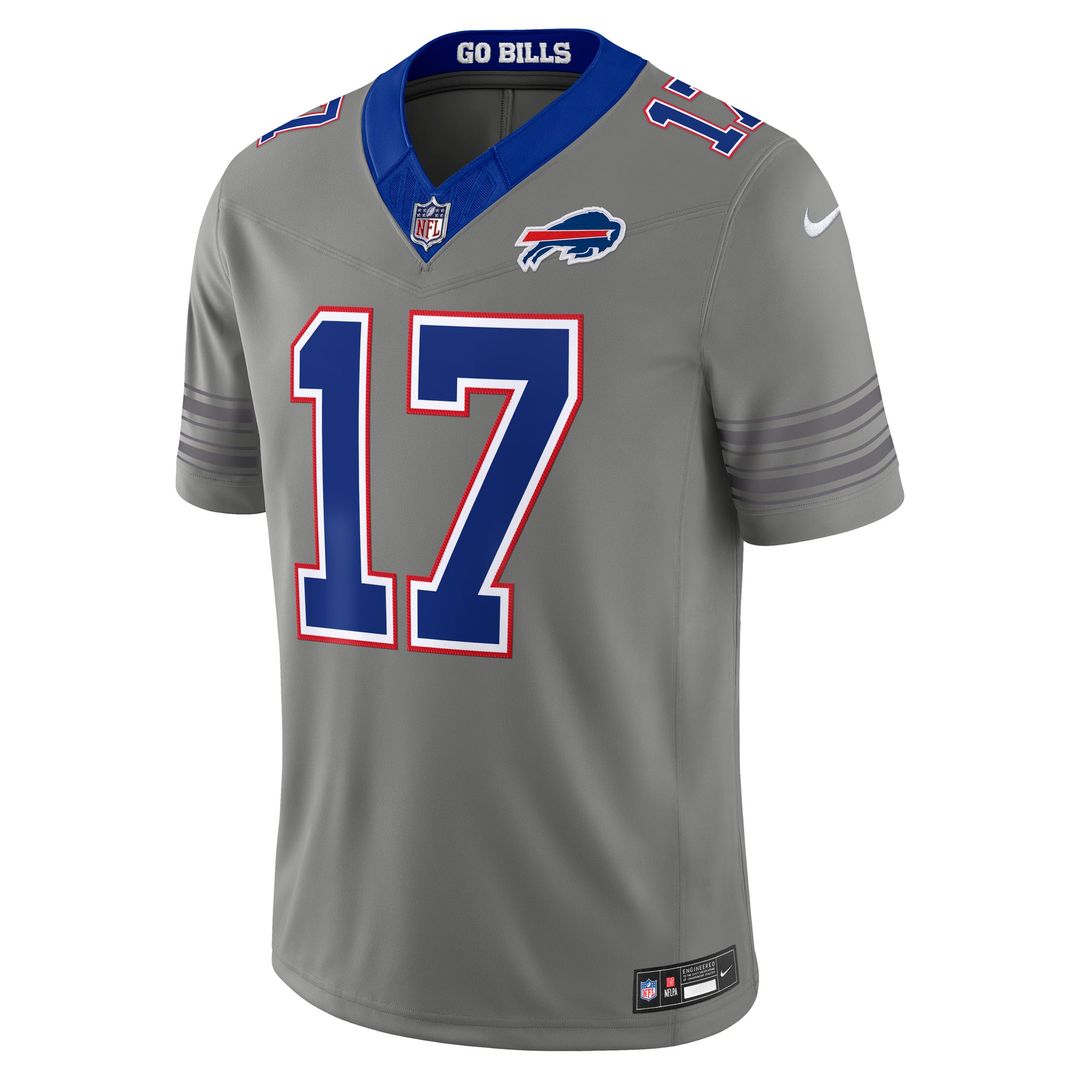 Buffalo Bills Josh Allen Nike Red Alternate Vapor F.U.S.E. Stitched Limited Jersey