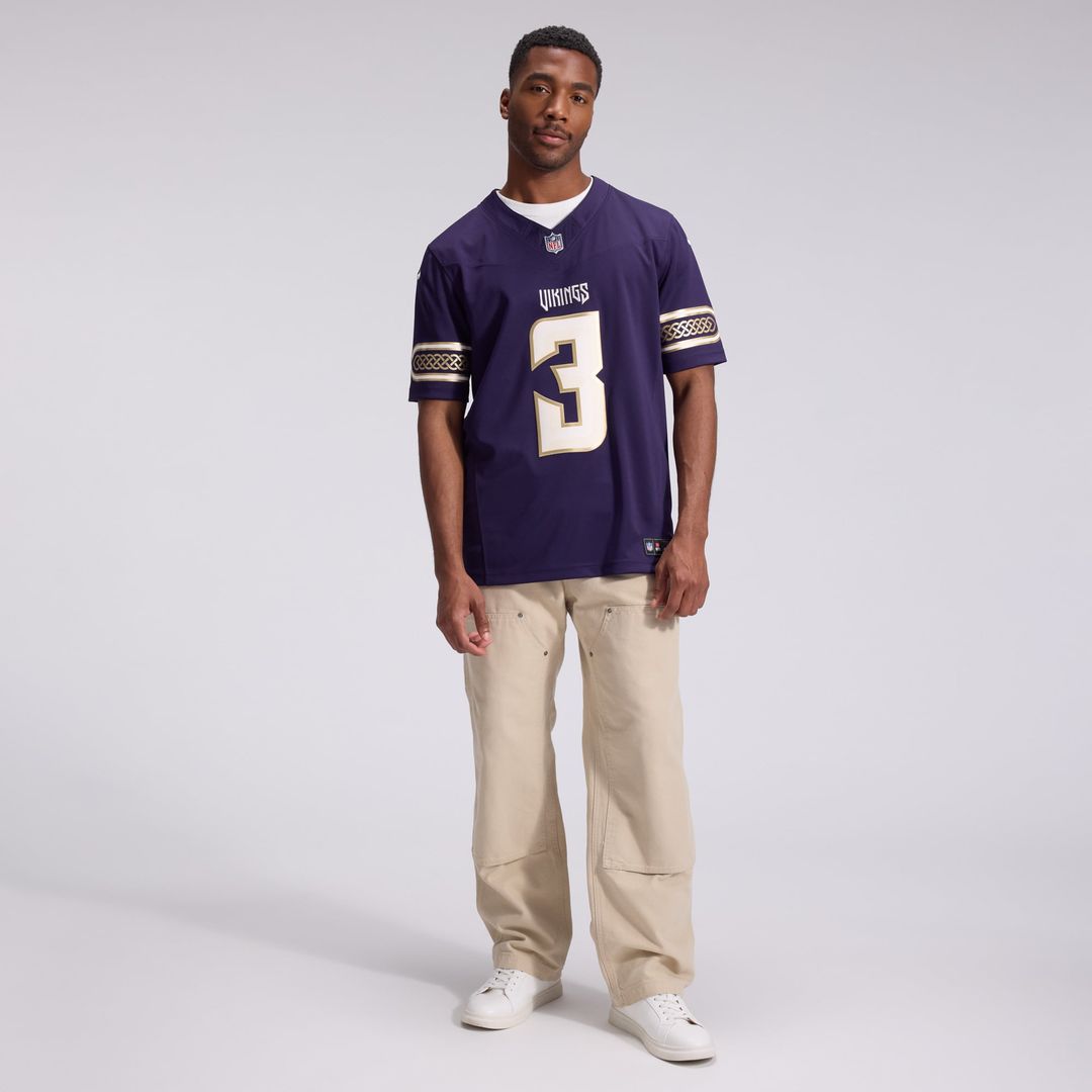 Minnesota Vikings Jordan Addison Nike Purple 2026 Rivalries Collection Stitched Limited Jersey