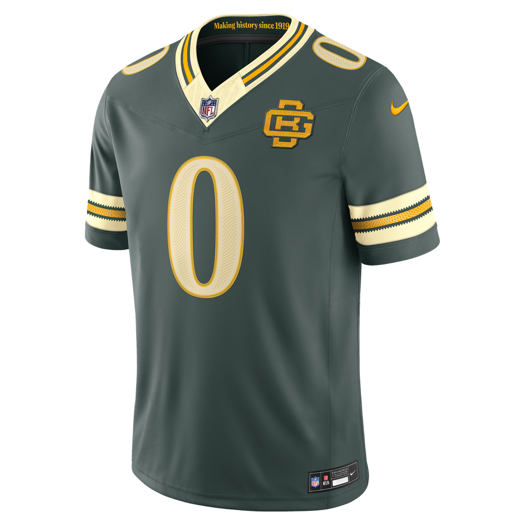 Green Bay Packers Matthew Golden Nike Green 2026 Rivalries Collection Stitched Limited Jersey