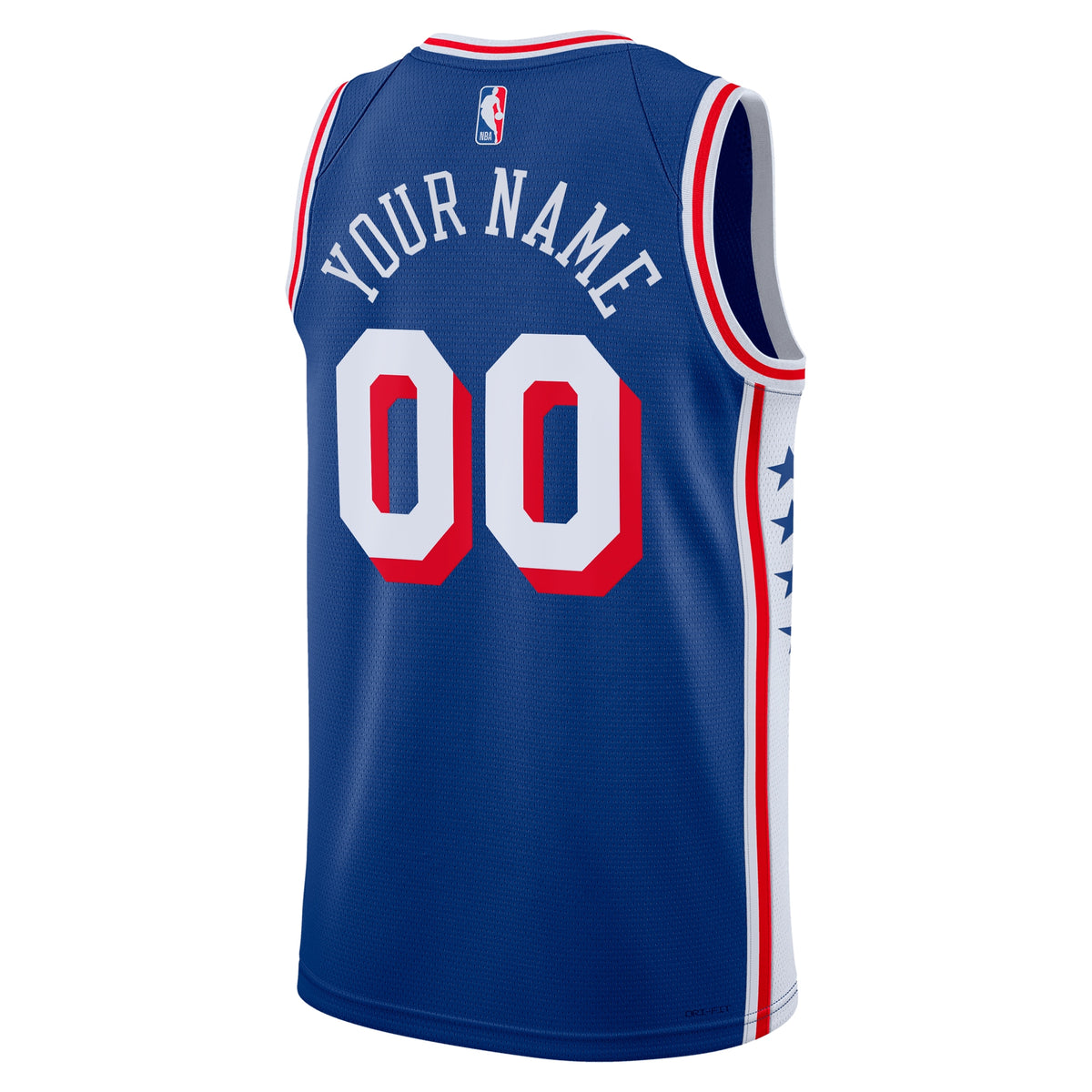 Philadelphia 76ers Nike Icon Swingman Jersey - Custom - Unisex