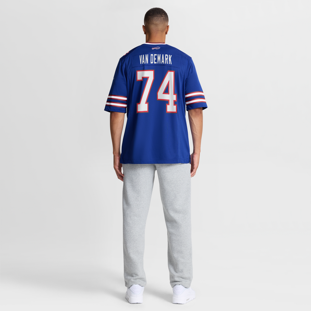 Buffalo Bills Ryan Van Demark Nike Royal Game Player Jersey