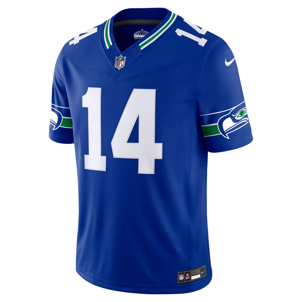 Seattle Seahawks Sam Darnold Nike College Navy Team Vapor F.U.S.E. Stitched Limited Jersey
