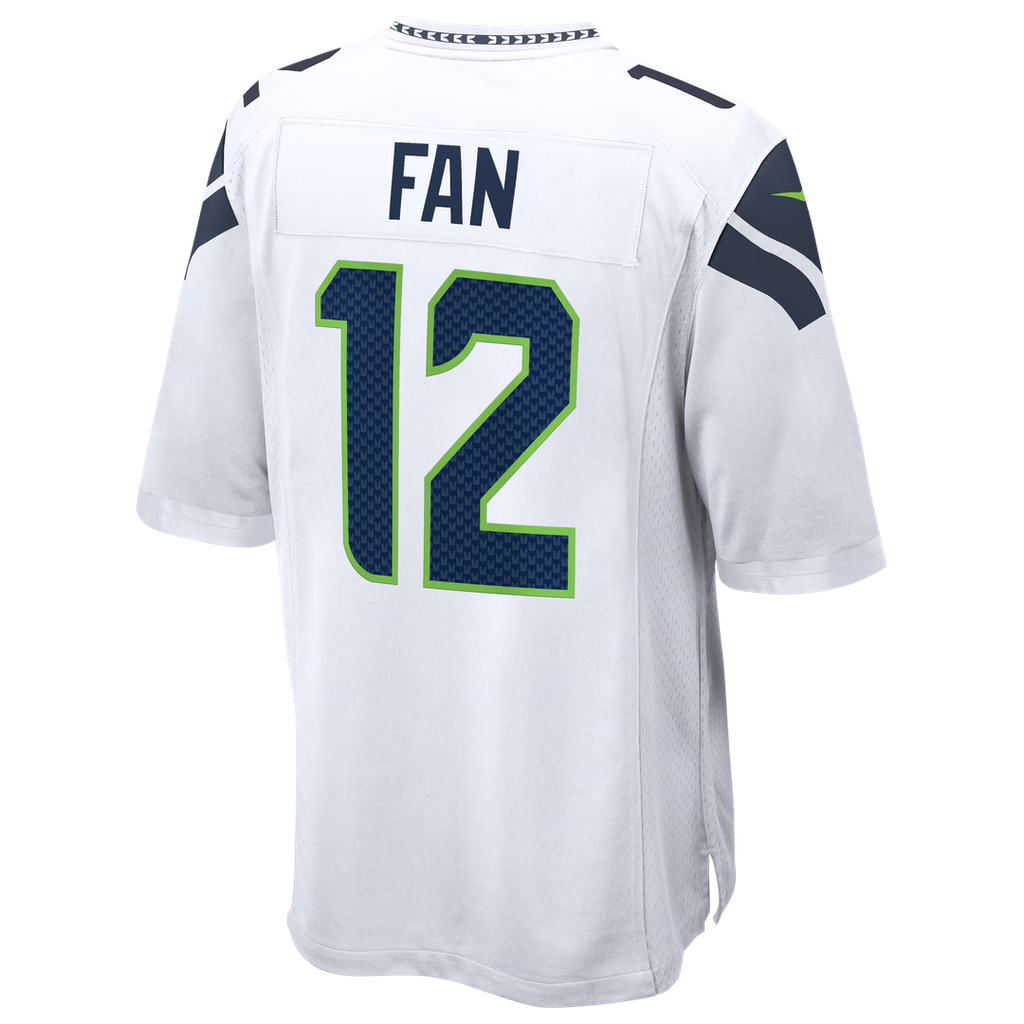 Seattle Seahawks 12s Nike White Game Jersey
