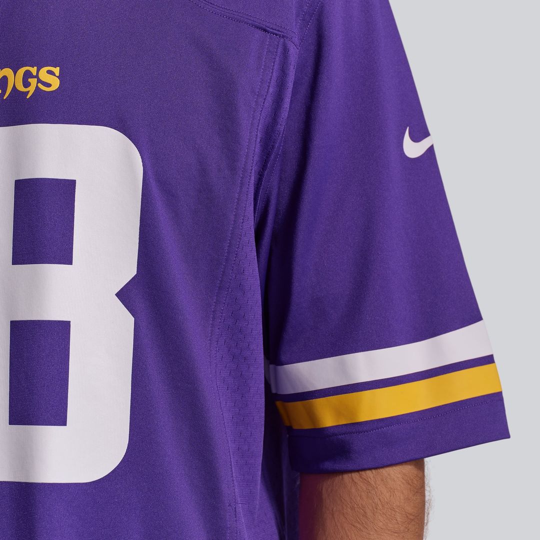 Minnesota Vikings Justin Jefferson Nike White Game Player Jersey