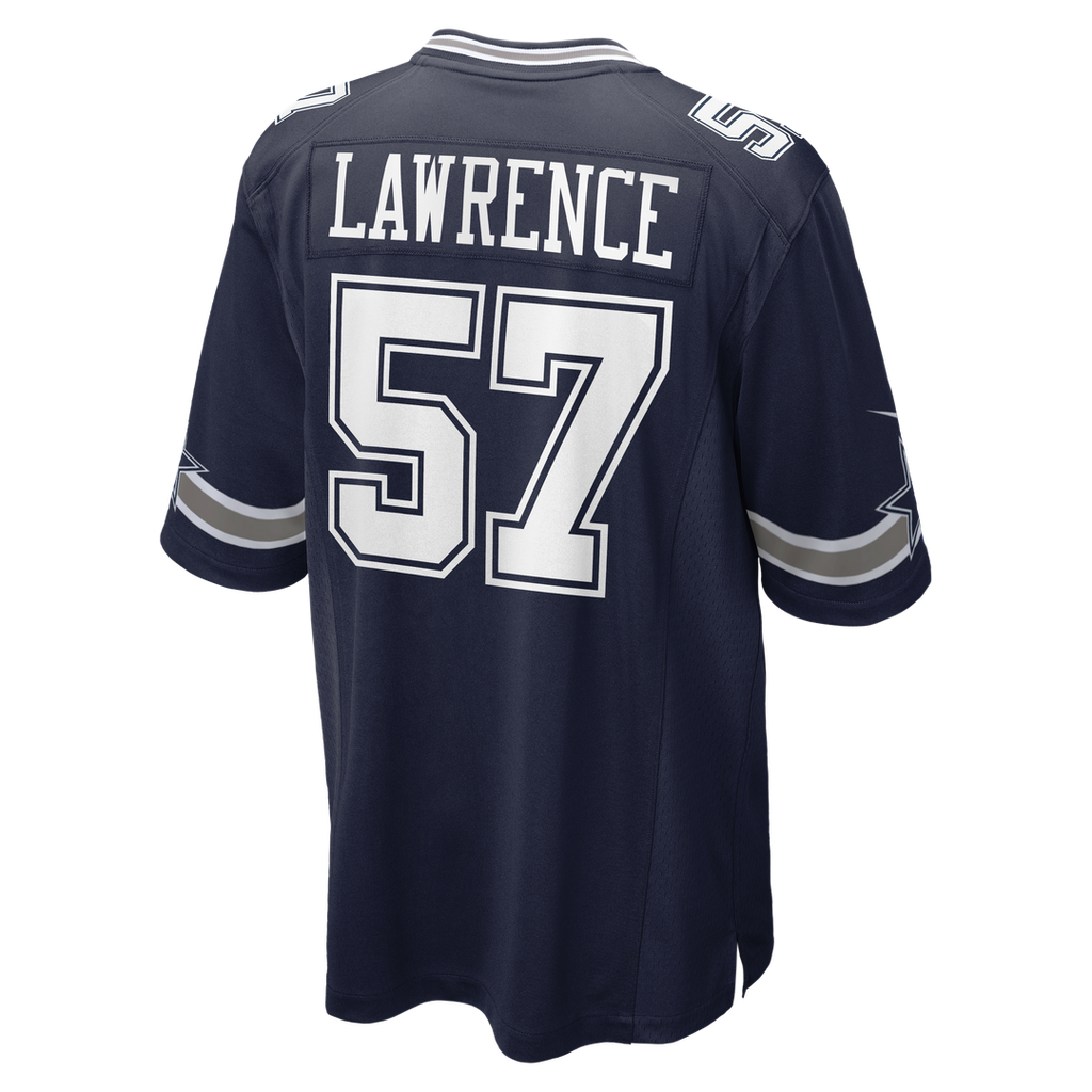 Dallas Cowboys Malachi Lawrence Nike Navy Team Game Jersey
