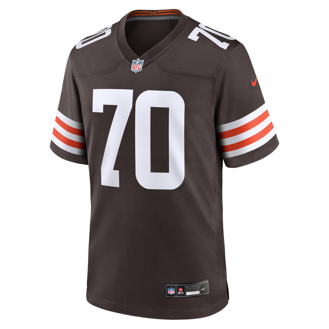 Cleveland Browns Zak Zinter Nike Brown Team Game Jersey