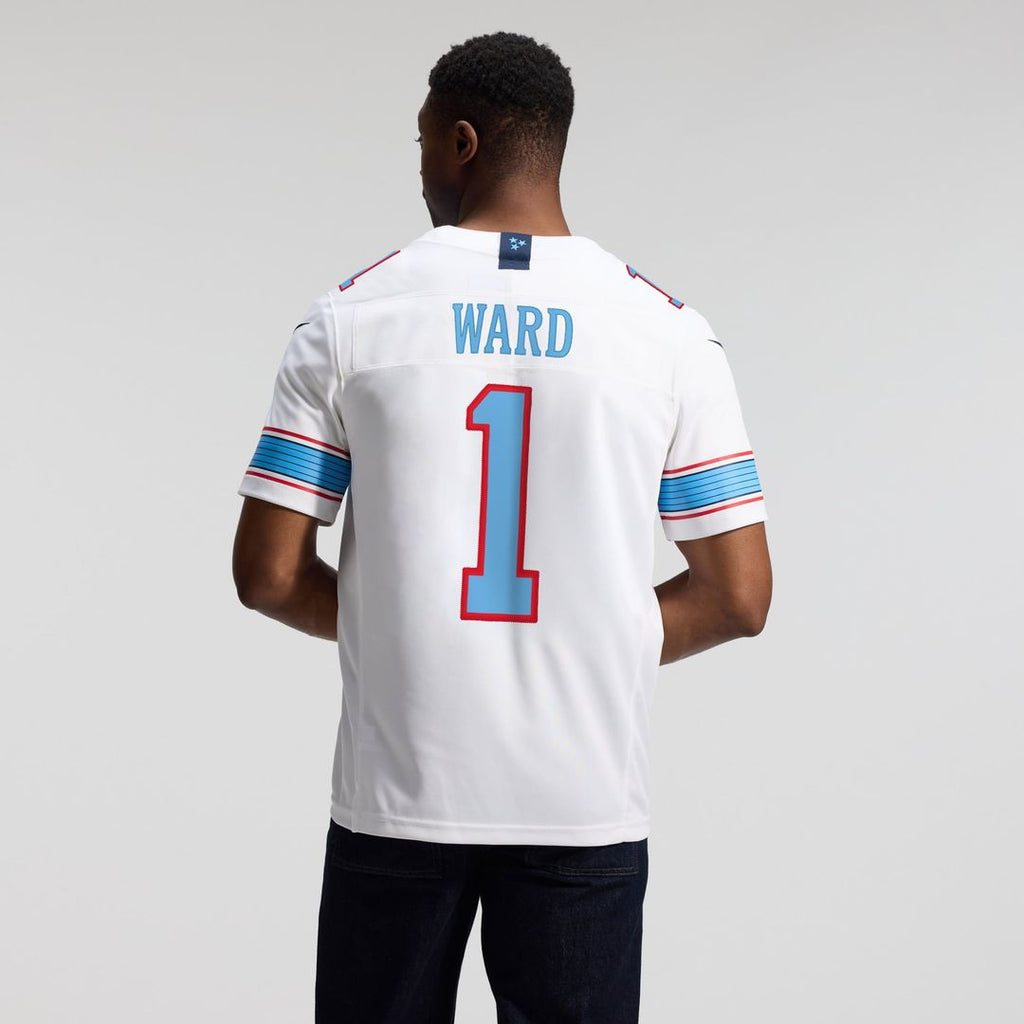 Tennessee Titans Cameron Ward Nike Light Blue Team Vapor F.U.S.E. Stitched Limited Jersey