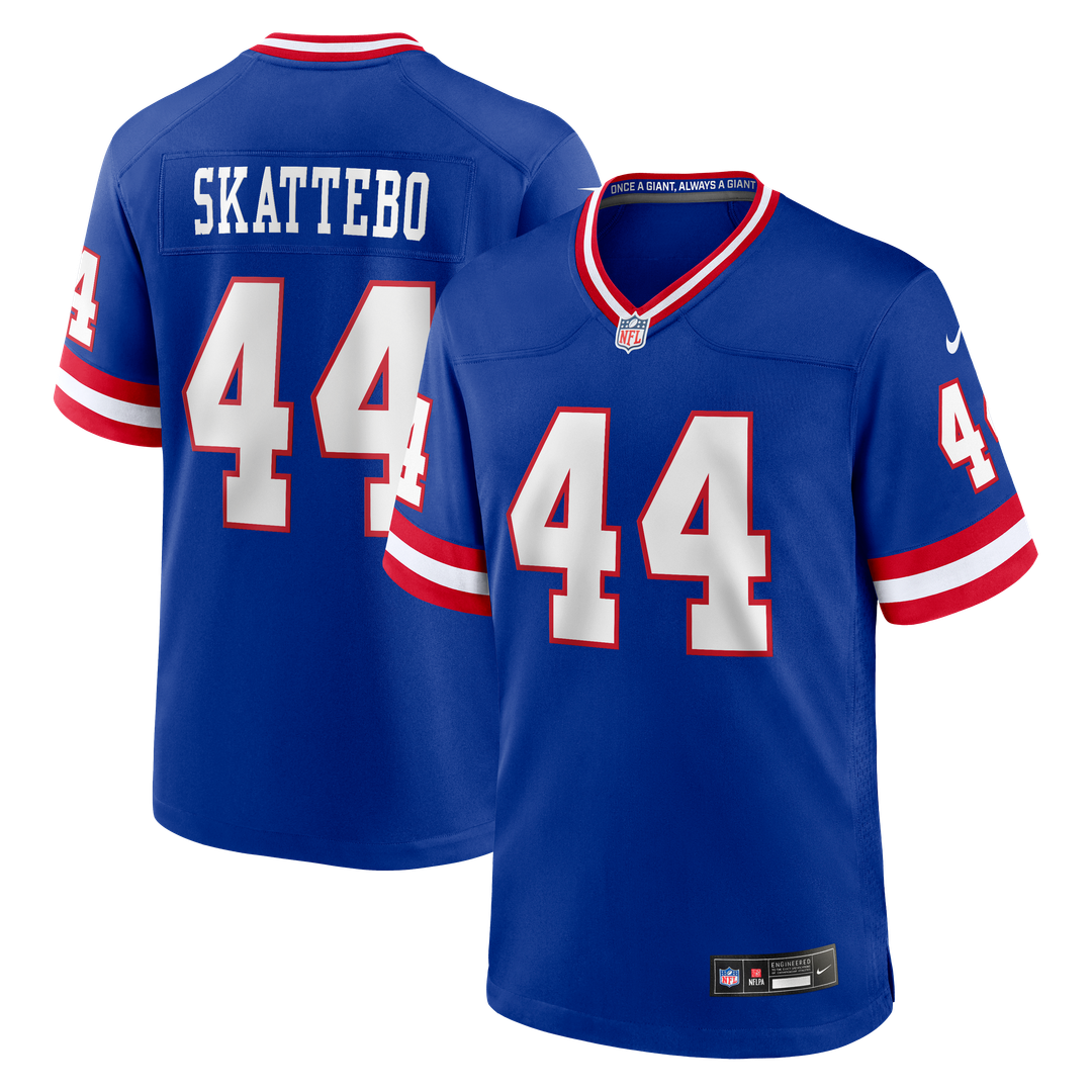 New York Giants Cam Skattebo Nike Royal Alternate 2 Legacy Game Jersey