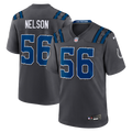 Indianapolis Colts Quenton Nelson Nike Anthracite 2026 Rivalries Collection Game Jersey