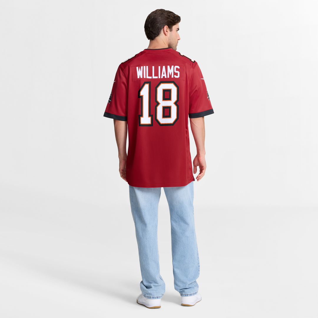 Tampa Bay Buccaneers Josh Williams Nike Red Team Game Jersey