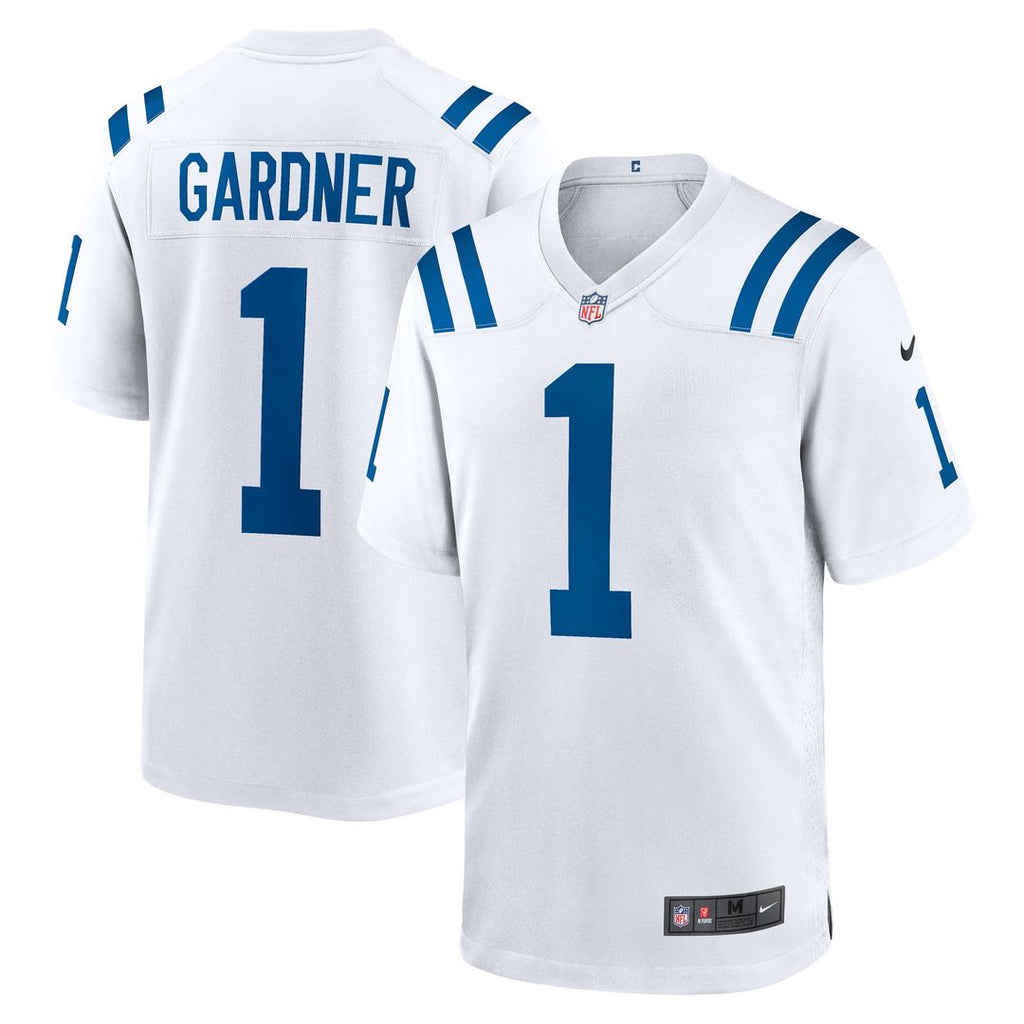 Indianapolis Colts Ahmad Sauce Gardner Nike White Game Jersey