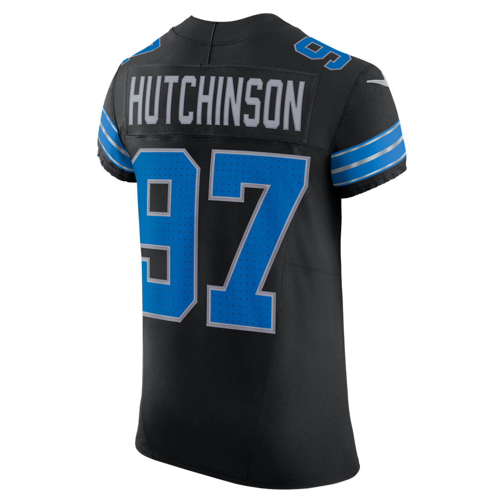 Detroit Lions Aidan Hutchinson Nike Black Alternate Vapor F.U.S.E. Elite Jersey