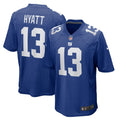 New York Giants Jalin Hyatt Nike Royal Team Game Jersey