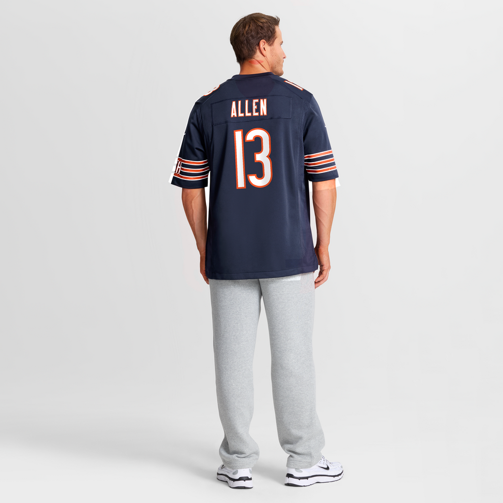 Chicago Bears Keenan Allen Nike Navy Team Game Jersey