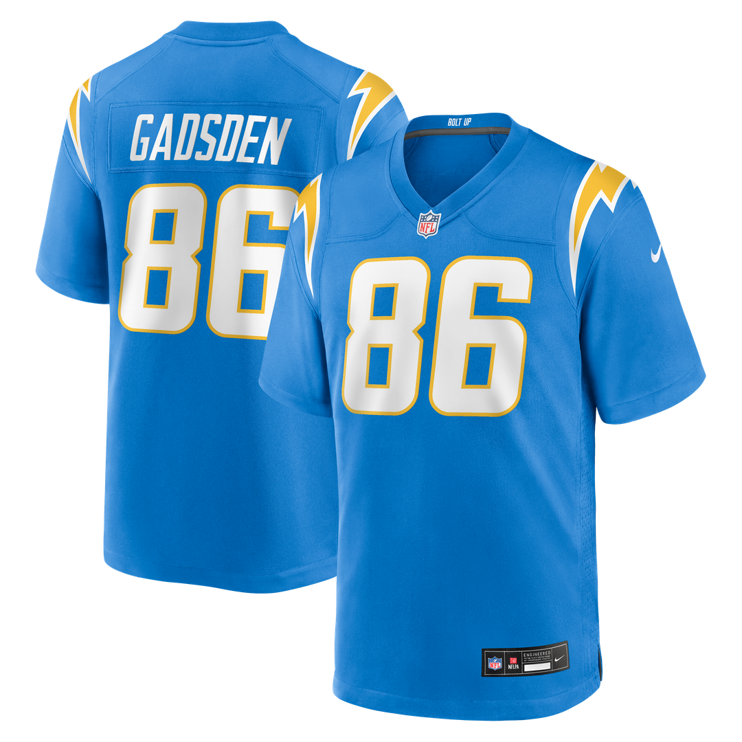Los Angeles Chargers Oronde Gadsden Nike Gold Alternate Charger Power Game Jersey