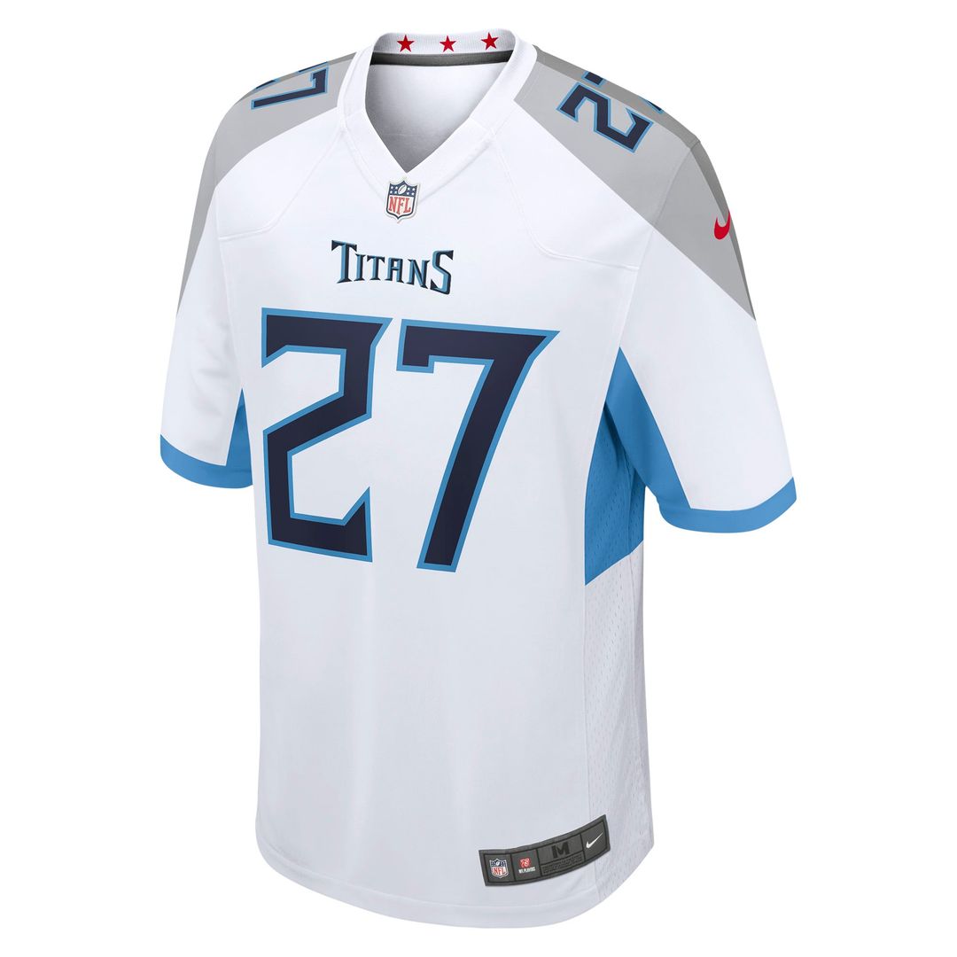 Tennessee Titans Eddie George Nike White Retired Player Game Jersey