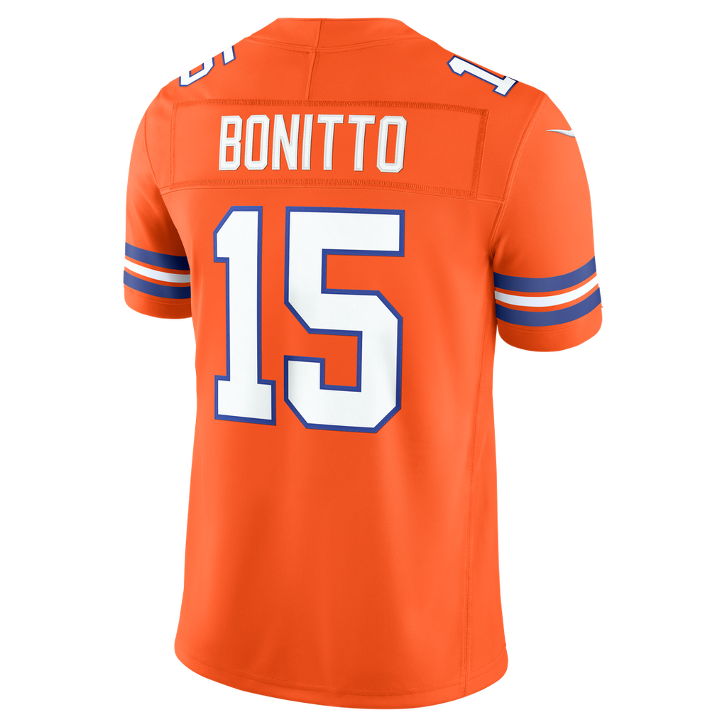 Denver Broncos Nik Bonitto Nike Navy Alternate Vapor F.U.S.E. Stitched Limited Jersey