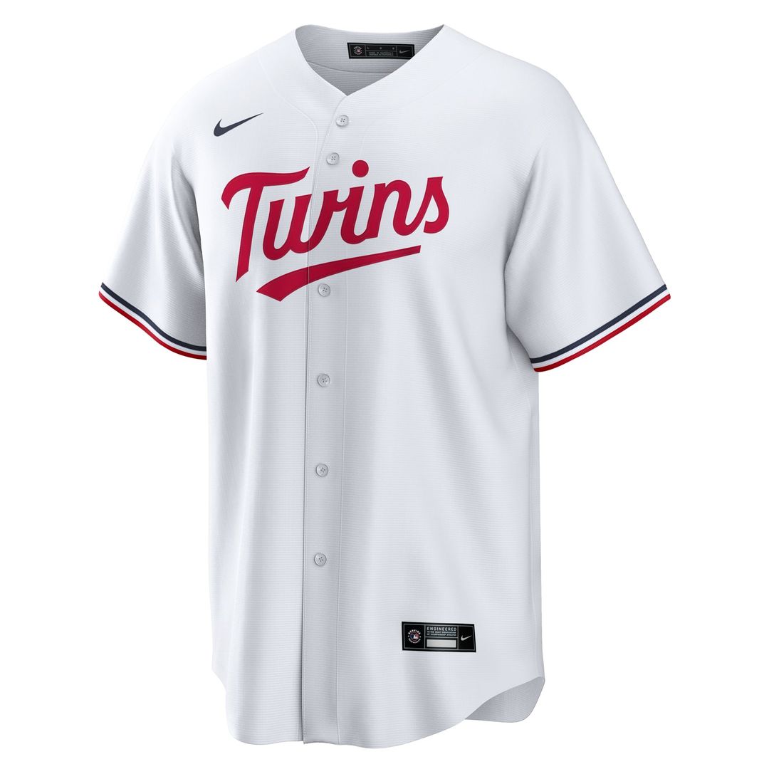 Minnesota Twins Nike White #1 Dad Home Replica Jersey