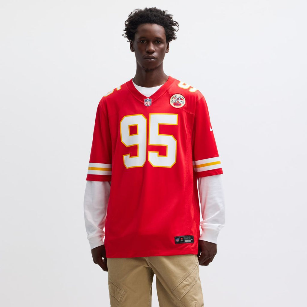 Kansas City Chiefs Chris Jones Nike Red Game Jersey