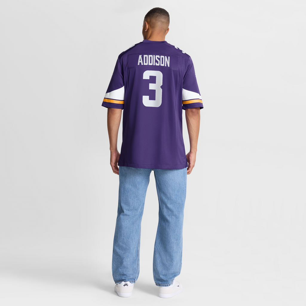 Minnesota Vikings Jordan Addison Nike Purple Game Jersey