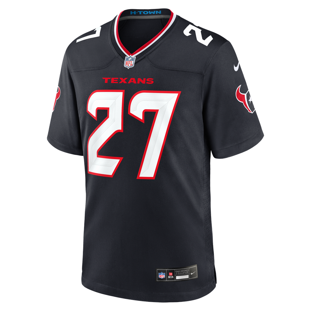Houston Texans Kamari Ramsey Nike Navy Team Game Jersey