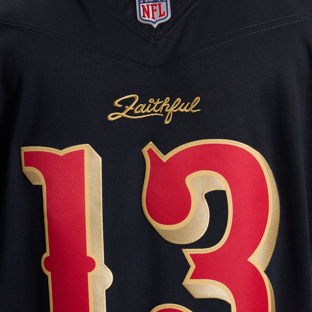 San Francisco 49ers Brock Purdy Nike Black Rivalries Collection Stitched Limited Jersey