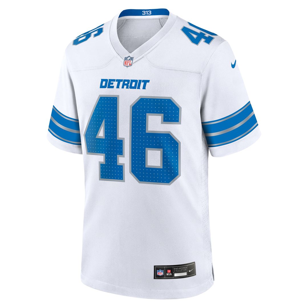 Detroit Lions Jack Campbell Nike Black 2nd Alternate Game Jersey