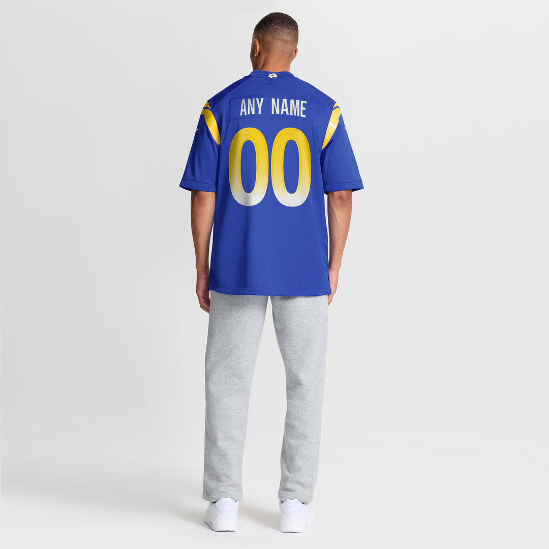 Los Angeles Rams Nike Royal Custom Game Jersey