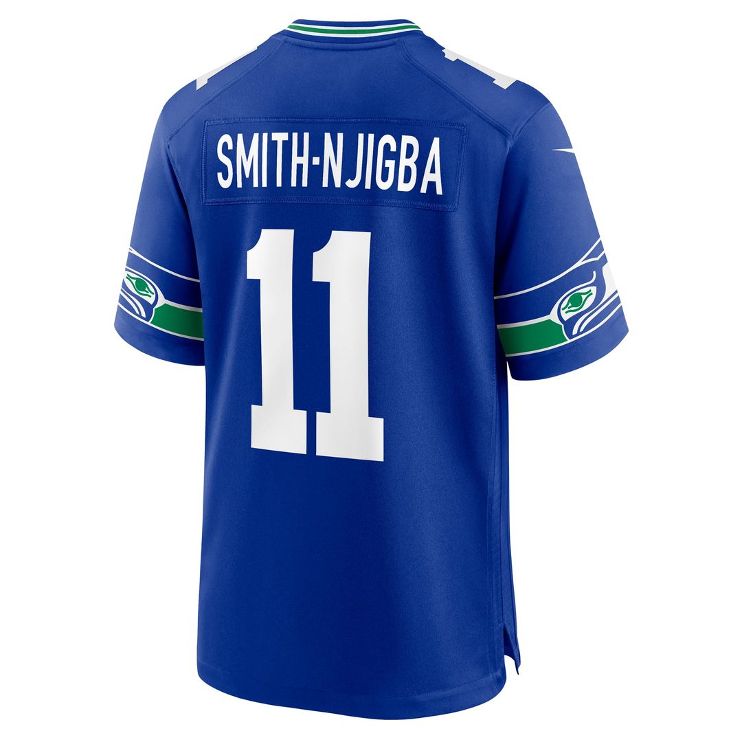 Seattle Seahawks Jaxon Smith-Njigba Nike White Game Jersey