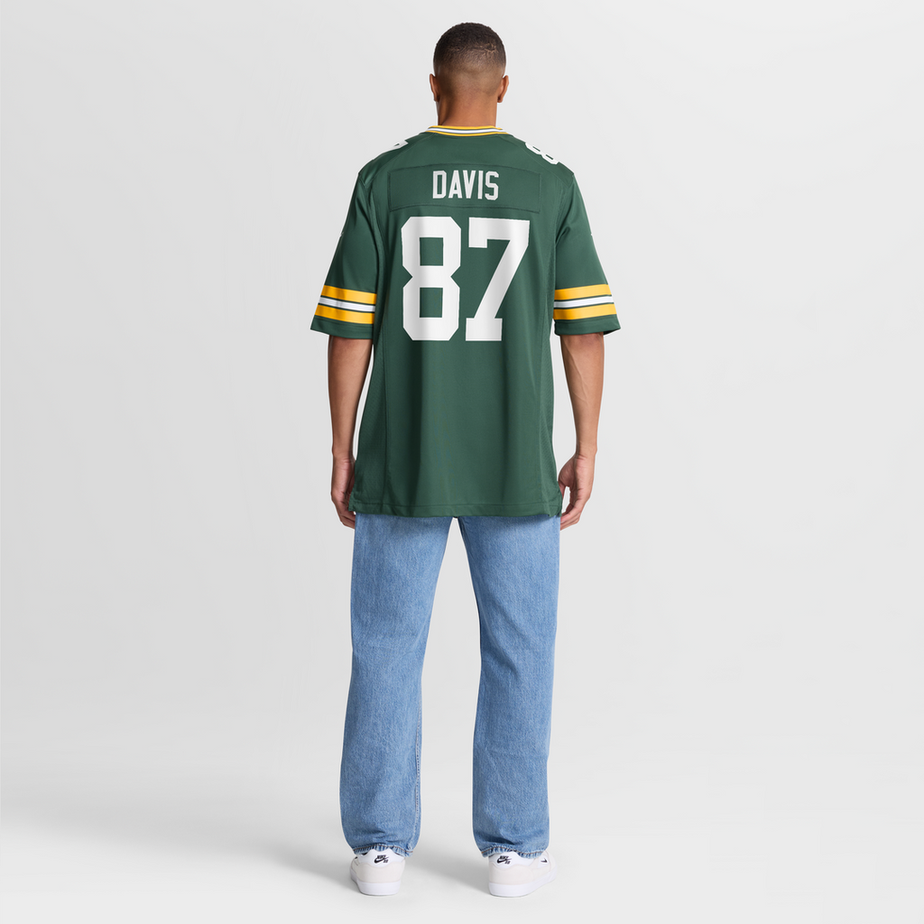 Green Bay Packers Willie Davis Nike Green Game Retired Player Jersey