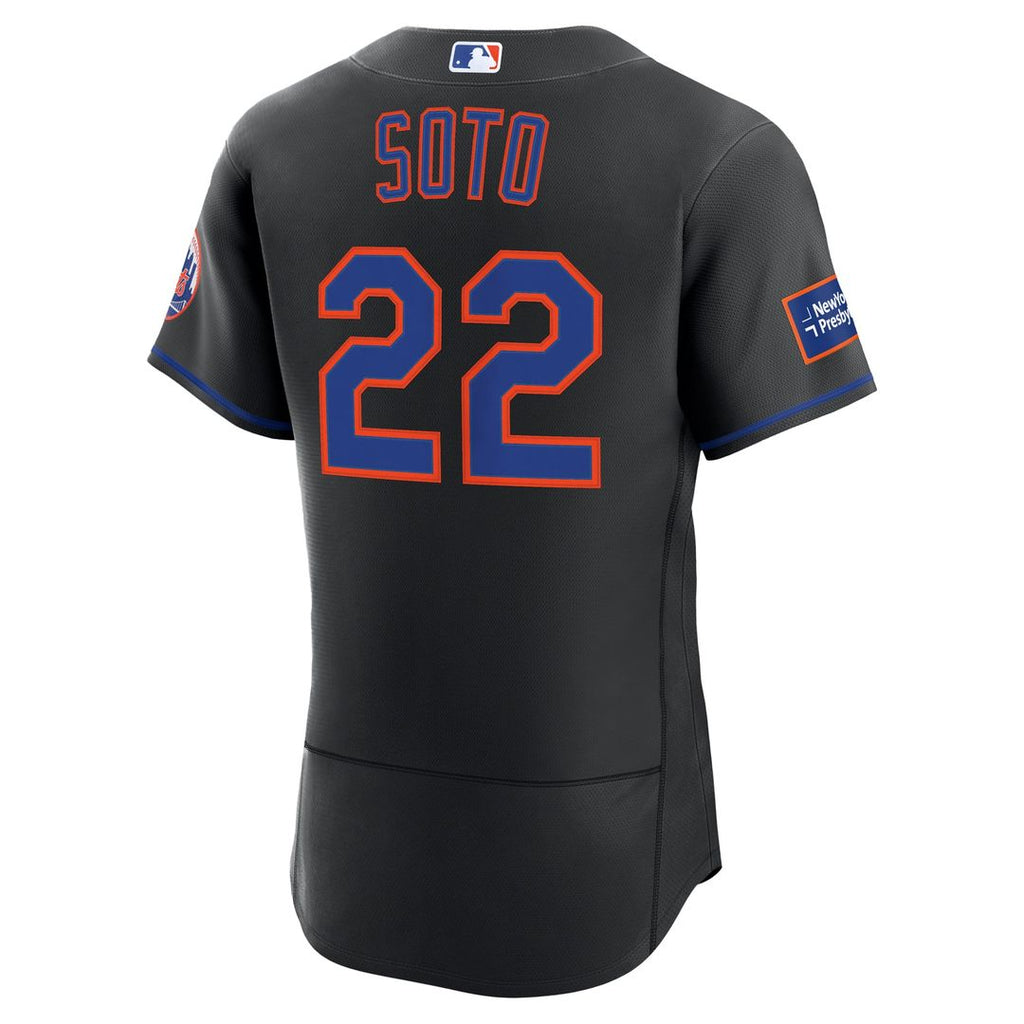 New York Mets Juan Soto Nike White Home Authentic Sponsor Patch Jersey