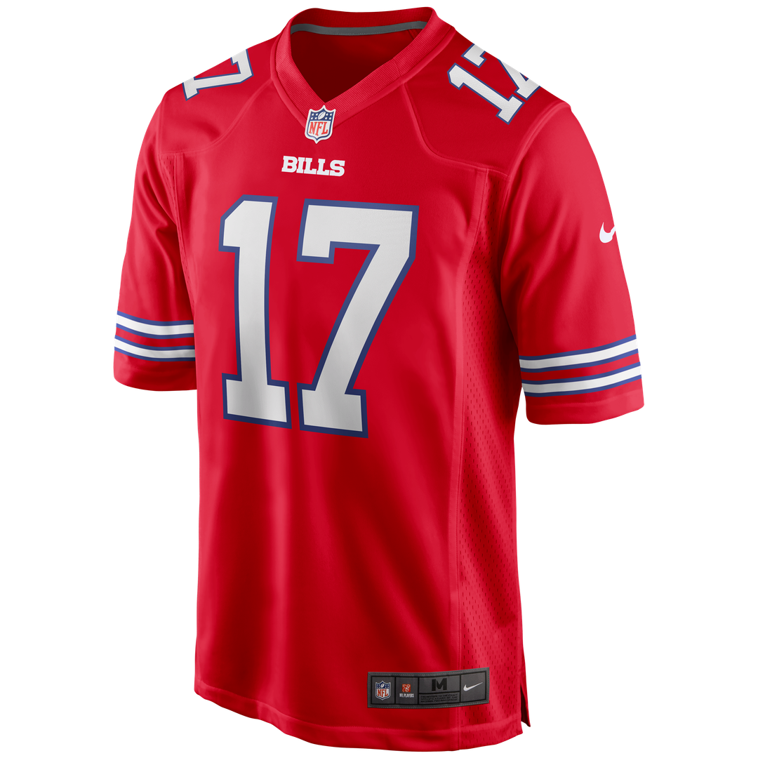 Buffalo Bills Josh Allen Nike Gray Nickel City Game Jersey