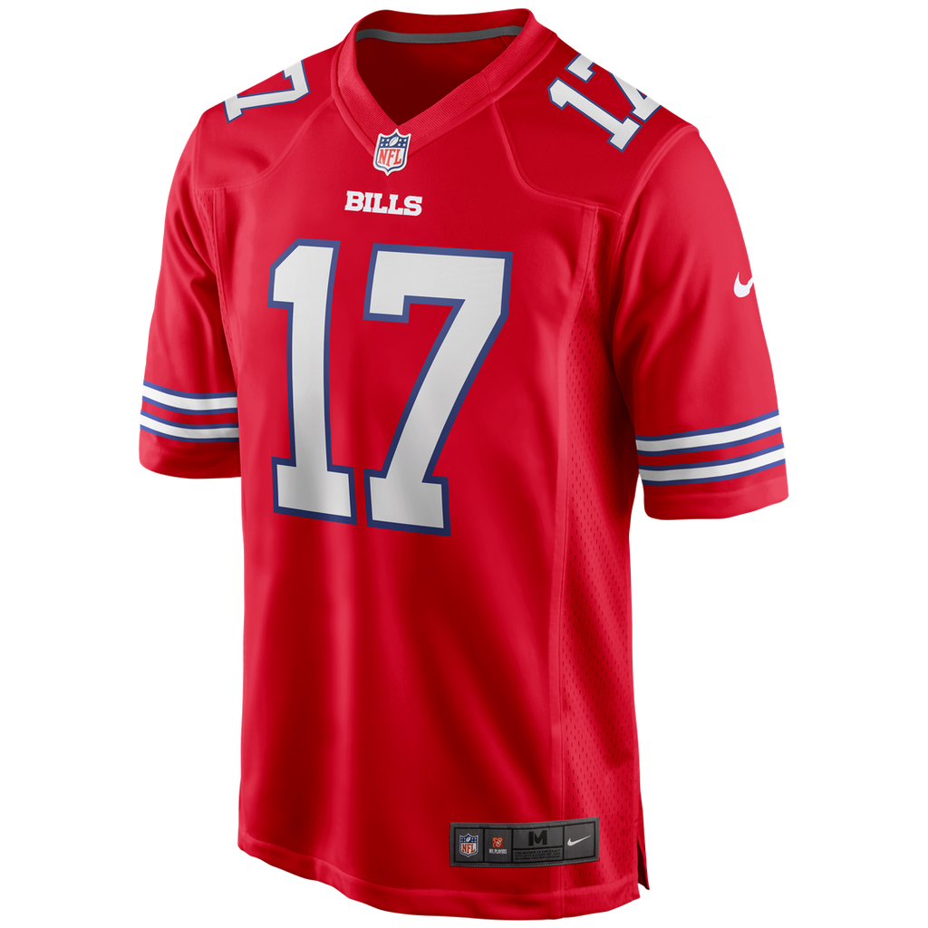 Buffalo Bills Josh Allen Nike Red Alternate Game Jersey