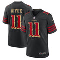 San Francisco 49ers Brandon Aiyuk Nike Black Rivalries Collection Game Jersey