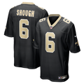 New Orleans Saints Tyler Shough Nike Black Game Jersey