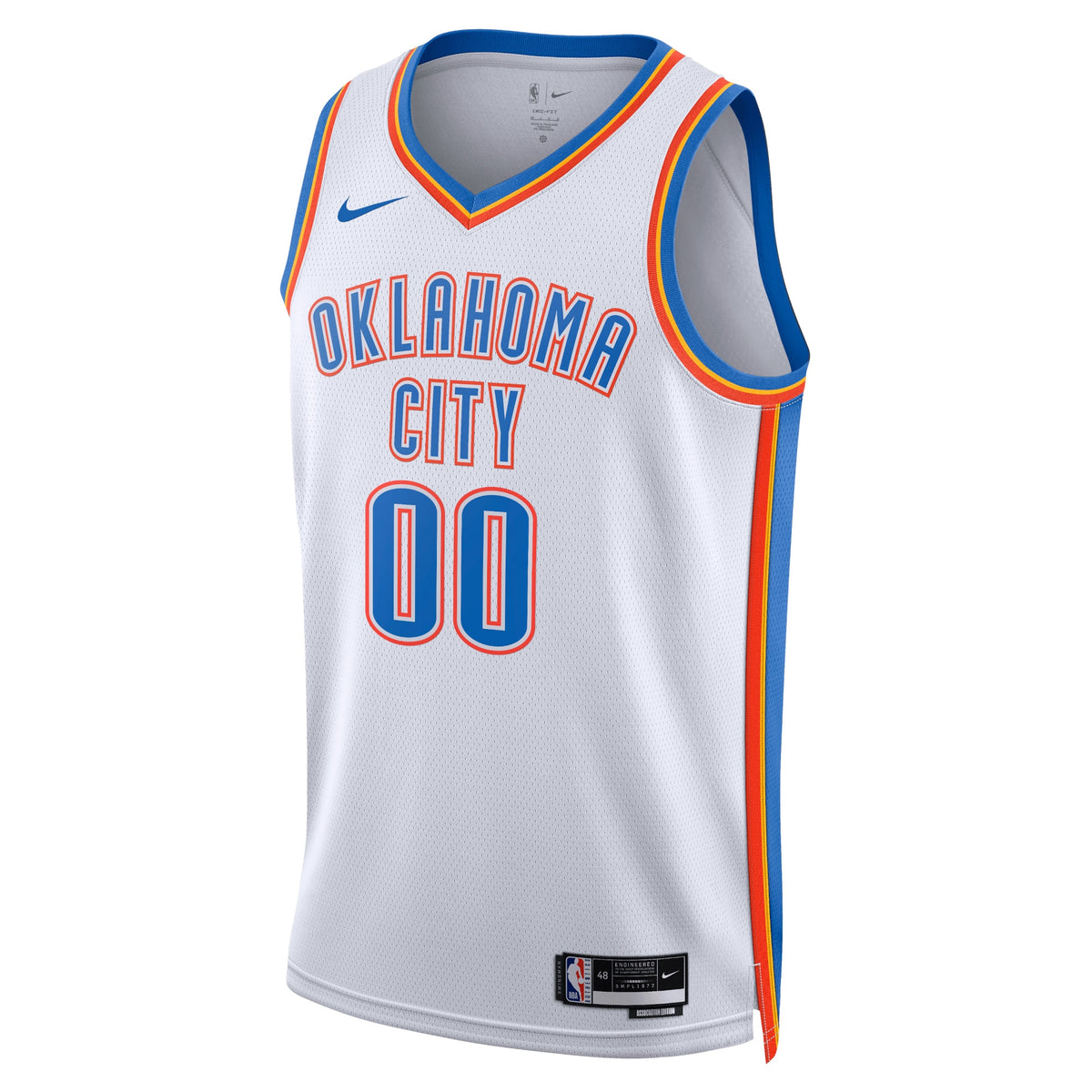 Oklahoma City Thunder Nike Association Swingman Jersey - Custom - Unisex
